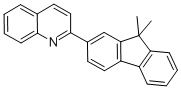QUINOLINE, 2-(9,9-DIMETHYL-9H-FLUOREN-2-YL)- CAS#: 889750-37-2
