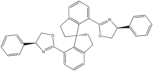 (R)-7,7Bis[(4S)-(phenyl)oxazol-2-yl)]-2,23,3tetrahydro-1,1spirobiindane, min. 97% (Ra,S,S)-SpiroBOX CAS#: 890090-21-8