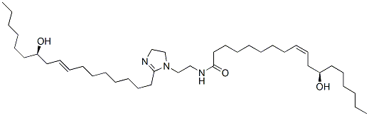 [R-[R*,R*-(Z,Z)]]-N-[2-[4,5-dihydro-2-(11-hydroxy-8-heptadecenyl)-1H-imidazol-1-yl]ethyl]-12-hydroxyoctadec-9-enamide CAS#: 93858-34-5