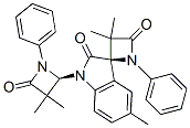 (S)-1'-((R)-3,3-DIMETHYL-4-OXO-1-PHENYLAZETIDIN-2-YL)-3,3,5'-TRIMETHYL-1-PHENYLSPIRO[AZETIDINE-2.3'-INDOLINE]-2',4-DIONE CAS#: 896746-05-7