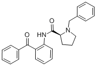 (S)-2-[N'-(N-BENZYLPROLYL)AMINO]BENZOPHENONE CAS#: 96293-17-3