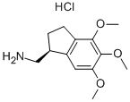 (S)-(+)-(4,5,6-TRIMETHOXY-2,3-DIHYDRO-1H-INDEN-1-YL)METHANAMINE HYDROCHLORIDE CAS#: 890309-65-6
