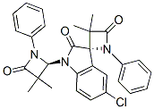 (S)-5'-CHLORO-1'-((S)-3,3-DIMETHYL-4-OXO-1-PHENYLAZETIDIN-2-YL)-3,3-DIMETHYL-1-PHENYLSPIRO[AZETIDINE-2.3'-INDOLINE]-2',4-DIONE CAS#: 896746-17-1