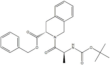 [S-(R*,R*)]-2-[2-[[(1,1-DiMethylethoxy)carbonyl]aMino]-1-oxopropyl]-1,2,3,4-tetrahydro-3-isoquinolinecarboxylic Acid PhenylMethyl CAS#: 92829-12-4