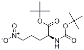 (S)-tert-butyl 2-((tert-butoxycarbonyl)aMino)-5-nitropentanoate CAS#: 887610-86-8