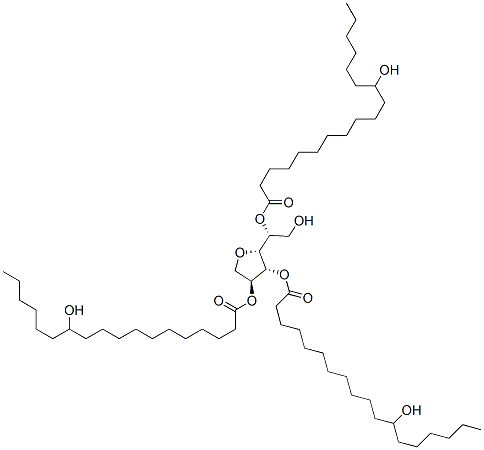 Sorbitan, tris(12-hydroxyoctadecanoate) CAS#: 93963-95-2