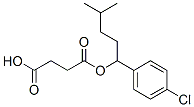 Succinic acid hydrogen 1-[1-(p-chlorophenyl)-4-methylpentyl] ester CAS#: 97492-93-8