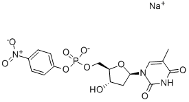 THYMIDINE 5'-MONOPHOSPHATE P-NITROPHENYL ESTER SODIUM SALT CAS#: 98179-10-3