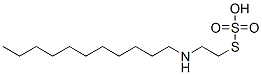 Thiosulfuric acid hydrogen S-[2-(undecylamino)ethyl] ester CAS#: 929-39-5