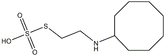 Thiosulfuric acid hydrogen=S-[2-(cyclooctylamino)ethyl] ester CAS#: 953-07-1