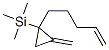 Trimethyl[2-methylene-1-(4-pentenyl)cyclopropyl]silane CAS#: 97778-15-9