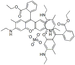 Xanthylium, 9-[2-(ethoxycarbonyl)phenyl]-3,6-bis(ethylamino)-2,7-dimethyl-, molybdate CAS#: 97171-88-5