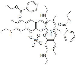 Xanthylium, 9-[2-(ethoxycarbonyl)phenyl]-3,6-bis(ethylamino)-2,7-dimethyl-, tungstate CAS#: 97171-90-9