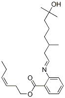 (Z)-3-hexenyl 2-[(7-hydroxy-3,7-dimethyloctylidene)amino]benzoate CAS#: 93940-31-9