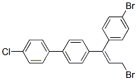 (Z)-4-[3-bromo-1-(4-bromophenyl)-1-propenyl]-4'-chloro-1,1'-biphenyl CAS#: 97338-01-7