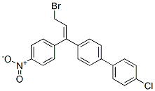 (Z)-4-[3-bromo-1-(4-nitrophenyl)-1-propenyl]-4'-chloro-1,1'-biphenyl CAS#: 94732-97-5