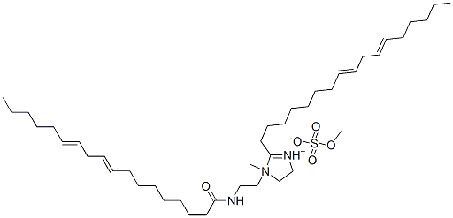 (all-Z)-2-(heptadeca-8,11-dienyl)-4,5-dihydro-1-methyl-1-[2-[(octadeca-9,12-dienoyl)amino]ethyl]-1H-imidazolium methyl sulphate CAS#: 93858-36-7