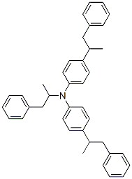 alpha-methyl-N,N-bis[4-(1-methyl-2-phenylethyl)phenyl]phenethylamine CAS#: 97375-17-2