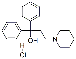 alpha,alpha-diphenylpiperidine-1-propanol hydrochloride CAS#: 968-58-1