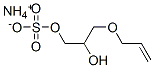 ammonium 3-(allyloxy)-2-hydroxypropyl sulphate CAS#: 93941-86-7