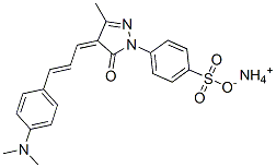 ammonium 4-[4-[3-[4-(dimethylamino)phenyl]-2-propenylidene]-4,5-dihydro-3-methyl-5-oxo-1H-pyrazol-1-yl]benzenesulphonate CAS#: 94266-14-5