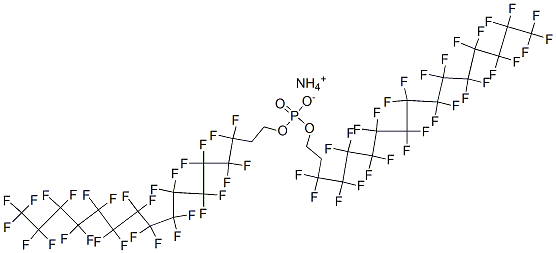 ammonium bis[3,3,4,4,5,5,6,6,7,7,8,8,9,9,10,10,11,11,12,12,13,13,14,14,15,15,16,16,16-nonacosafluorohexadecyl] phosphate CAS#: 93777-13-0