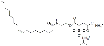 ammonium isopropylammonium 1-[1-methyl-2-(oleoylamino)ethyl] sulphonatosuccinate CAS#: 94159-68-9
