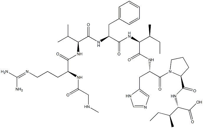 angiotensin II, Sar(1)-Phe(4)-Ile(8)- CAS#: 98641-01-1