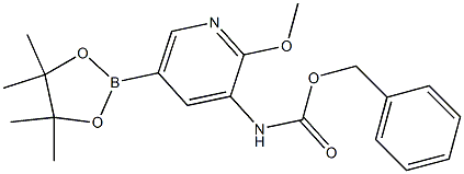 benzyl 2-Methoxy-5-(4,4,5,5-tetraMethyl-1,3,2-dioxaborolan-2-yl)pyridin-3-ylcarbaMate CAS#: 893440-45-4