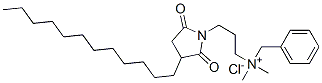 [benzyldimethyl[3-[3-(dodecyl)-2,5-dioxopyrrolidine-1-yl]propyl]ammonium] chloride CAS#: 93882-60-1