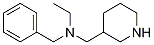 benzyl(ethyl)(piperidin-3-ylmethyl)amine CAS#: 896053-97-7