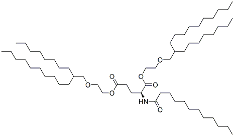 bis[2-[(2-octyldodecyl)oxy]ethyl] N-(1-oxododecyl)-L-glutamate CAS#: 94291-93-7