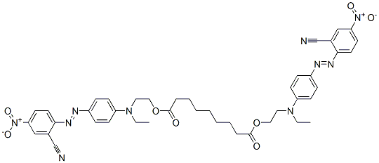 bis[2-[[4-[(2-cyano-4-nitrophenyl)azo]phenyl]ethylamino]ethyl] azelate CAS#: 93966-61-1