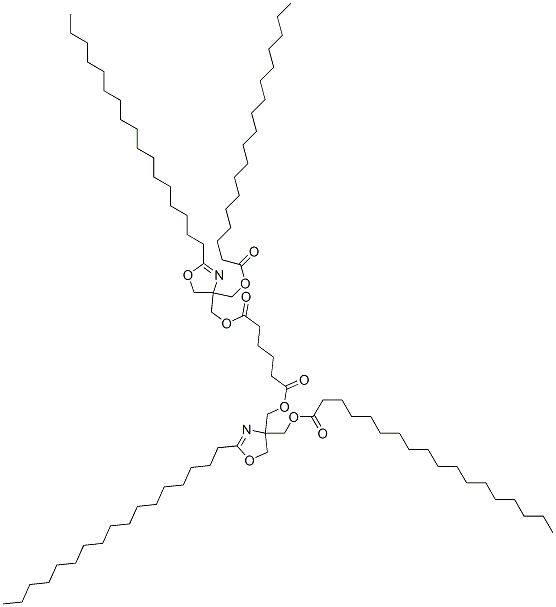 bis[[2-heptadecyl-4,5-dihydro-4-[[(1-oxooctadecyl)oxy]methyl]oxazol-4-yl]methyl] adipate CAS#: 94159-97-4