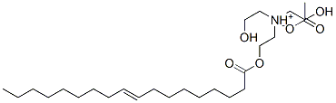 bis(2-hydroxyethyl)[2-(octadec-9-enoyloxy)ethyl]ammonium acetate CAS#: 93803-18-0