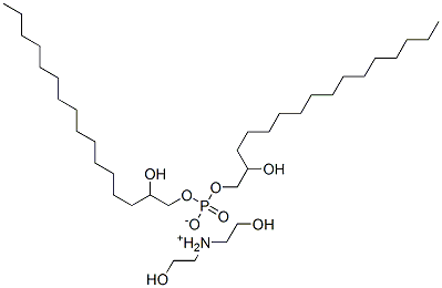 bis(2-hydroxyethyl)ammonium bis(2-hydroxyhexadecyl) phosphate CAS#: 93777-69-6