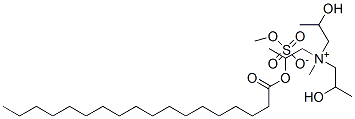 bis(2-hydroxypropyl)methyl-2-[(1-oxooctadecyl)oxy]propylammonium methyl sulphate CAS#: 97692-52-9