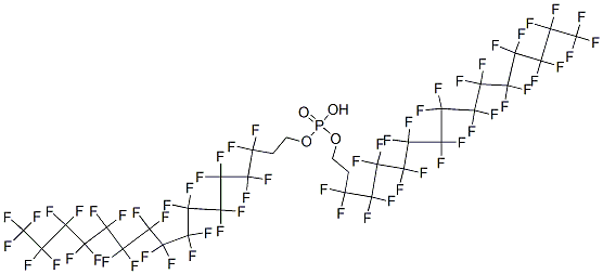 bis[3,3,4,4,5,5,6,6,7,7,8,8,9,9,10,10,11,11,12,12,13,13,14,14,15,15,16,16,16-nonacosafluorohexadecyl] hydrogen phosphate CAS#: 93857-53-5