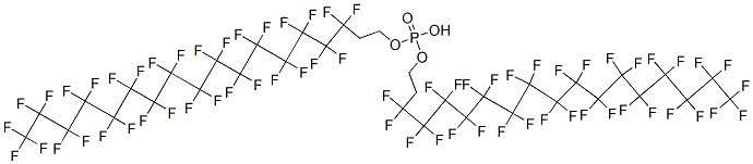 bis[3,3,4,4,5,5,6,6,7,7,8,8,9,9,10,10,11,11,12,12,13,13,14,14,15,15,16,16,17,17,18,18,18-tritriacontafluorooctadecyl] hydrogen phosphate CAS#: 93857-54-6