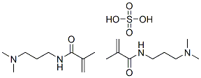 bis[N-[3-(dimethylamino)propyl]methacrylamide] sulphate CAS#: 91263-67-1