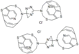 bis[[azobis[4,1-phenylene-2,5-benzothiazolediylmethylenethio[(dimethylamino)methylidyne]]]methylammonium] dichloride CAS#: 98071-97-7