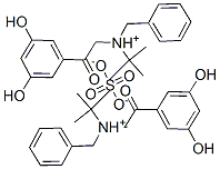 bis[benzyl-tert-butyl[2-(3,5-dihydroxyphenyl)-2-oxoethyl]ammonium] sulphate CAS#: 94109-62-3