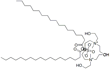 bis[[bis(2-hydroxyethyl)]methyl[2-[(1-oxooctadecyl)oxy]ethyl]ammonium] sulphate CAS#: 94236-97-2