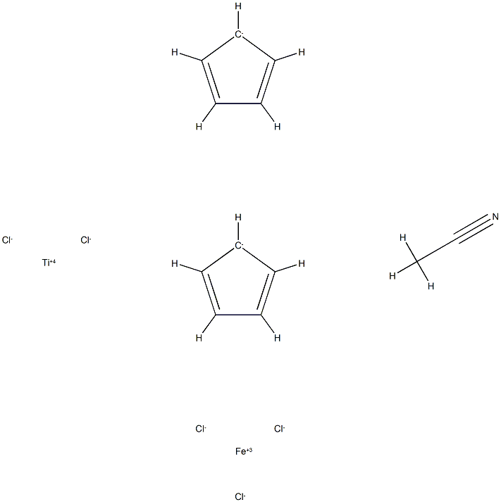 bis(cyclopentadienyl)acetonitrilechlorotitanium (IV) tetrachloroferrate (III) CAS#: 93083-39-7