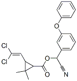 [cyano-(3-phenoxyphenyl)methyl] 3-(2,2-dichloroethenyl)-2,2-dimethyl-c yclopropane-1-carboxylate CAS#: 97955-44-7