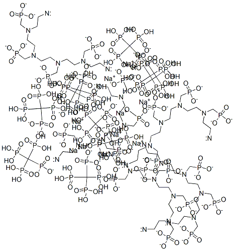 decasodium hexahydrogen [ethane-1,2-diylbis[[(phosphonatomethyl)imino]ethane-2,1-diyl[(phosphonatomethyl)imino]ethane-2,1-diylnitrilobis(methylene)]]tetrakisphosphonate CAS#: 93892-82-1