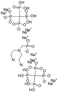 decasodium [[(phosphonatomethyl)imino]bis[ethane-2,1-diylnitrilobis(methylene)]]tetrakisphosphonate CAS#: 93841-76-0