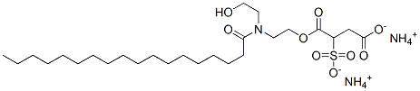 diammonium 1-[2-[(2-hydroxyethyl)(1-oxooctadecyl)amino]ethyl] 2-sulphonatosuccinate CAS#: 97158-33-3