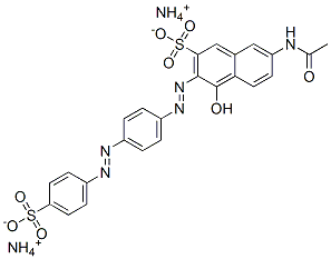 diammonium 7-acetamido-4-hydroxy-3-[[4-[(4-sulphonatophenyl)azo]phenyl]azo]naphthalene-2-sulphonate CAS#: 96846-68-3
