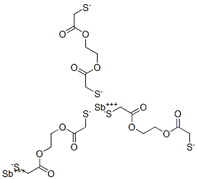 diantimony(3+) triethylene hexakis(sulphidoacetate) CAS#: 93776-64-8